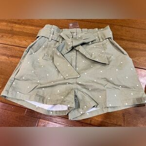 Mine High Waist Polka Dot Shorts